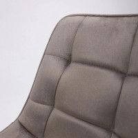 Стул AksHome LINX, полубарный, бежевый велюр G062-13/черный купить в Минске